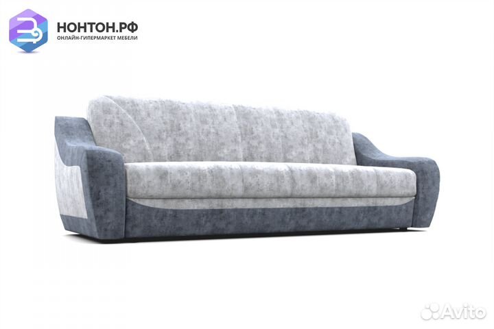 Диван книжка Вега-36 серый