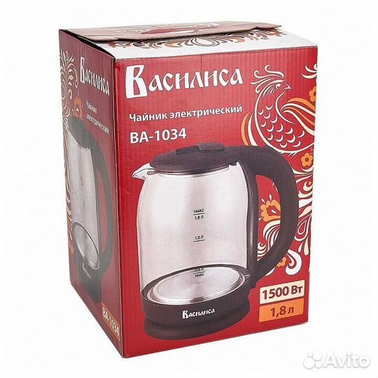 Чайник Василиса BA-1034 стекло