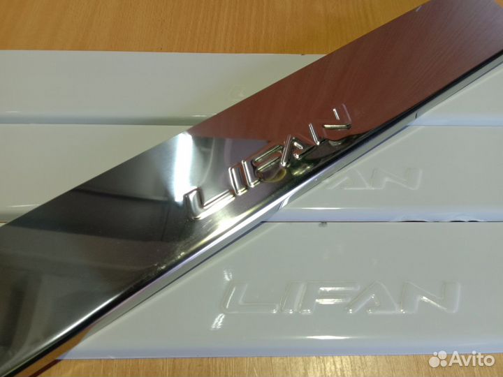 Накладки на пороги Lifan MyWay (нержавейка)