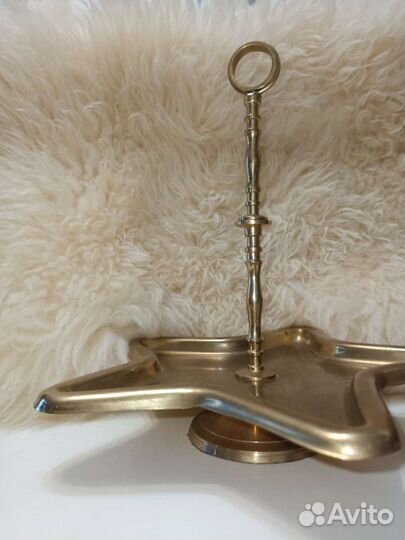 Ваза для фруктов Латунь винтаж Германия