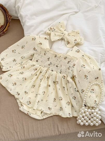 Платье боди для девочки