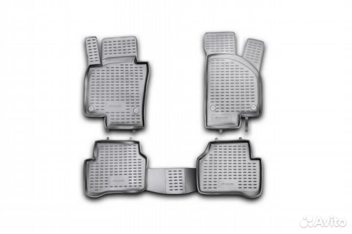 Коврики в салон vw passat b7, 2011-2015, 4 шт. (по