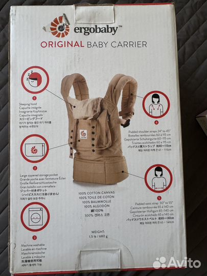 Эргорюкзак ergobaby