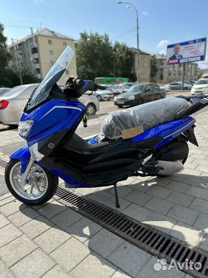 Скутер Quantum синий