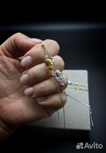 Браслет Swarovski «Скарабей»