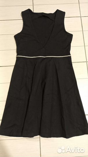 Школьный сарафан синий