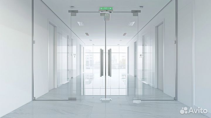 Изготовление стеклянных дверей