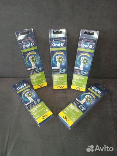 Новые насадки Oral - B 4 шт Cross Action
