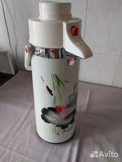 Термос новый стеклянная колба