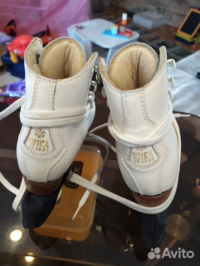 Коньки фигурные детские 24 размер wifa