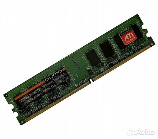 Б/у 2Gb PC2-6400(800) DDR2 Qumo qum2u-2G800T6
