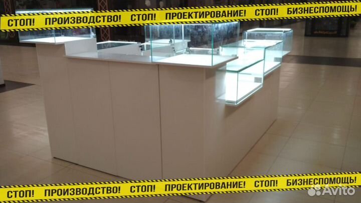 Квадратный торговый островок 3 бижутерия/парфюм/ко