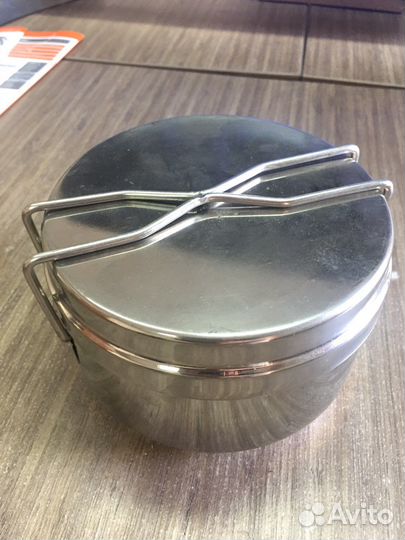 Металлическая посуда для туризма