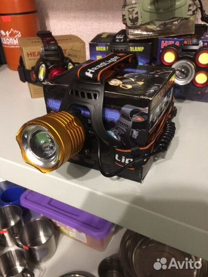 Фонарики налобные