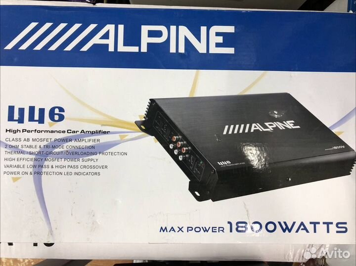 Автомобильный усилитель звука 4 канальный