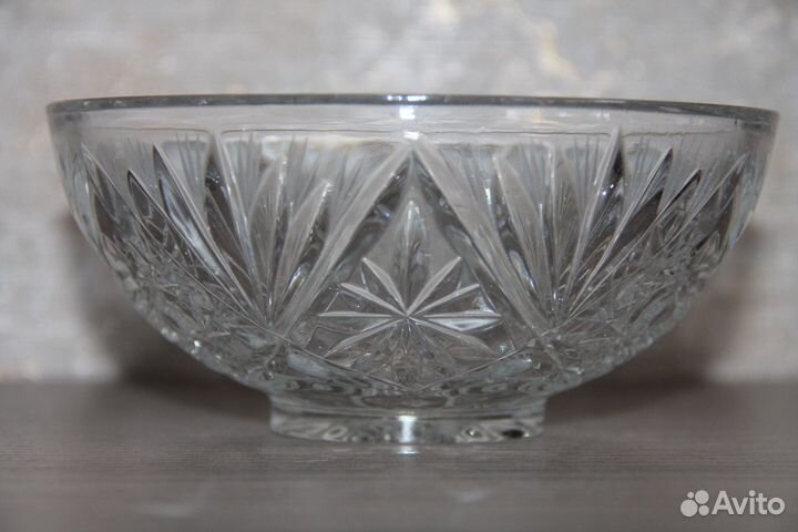 Конфетница хрустальная СССР