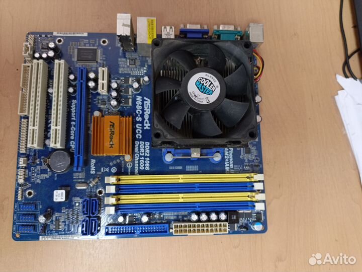 Материнская плата 775, AM2+ / AM3 с процессором