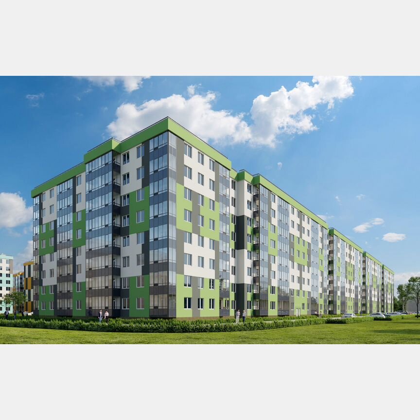 2-к. квартира, 59,2 м², 3/8 эт.