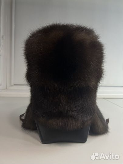 Шапка мужская ушанка из соболя