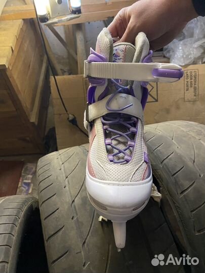 Коньки детские раздвижные 34 37