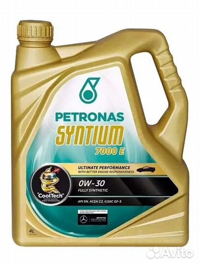 Масло моторное petronas syntium 7000 E 0W-30 4л