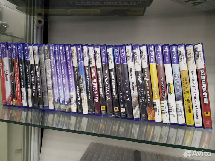 Диски PS4 в ассортименте
