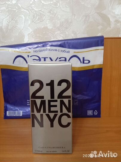 Мужская туалетная вода 212 mеn оригинал