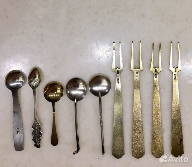 Ложечки для соли и вилочки для лимона