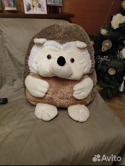 Большая мягкая игрушка панда ежик