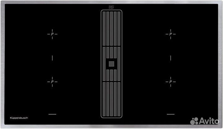 Варочная панельс вытяжкой Kuppersbusch KMI9850.0SE
