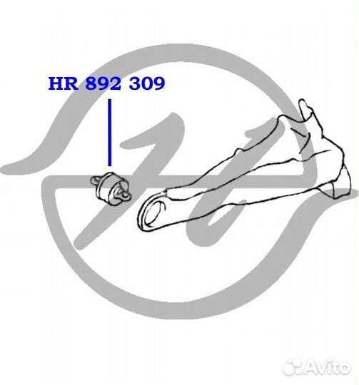 Сайлентблок зад прав / лев