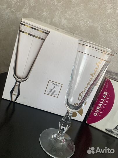 Набор посуды Бокалы для вина и шампанского