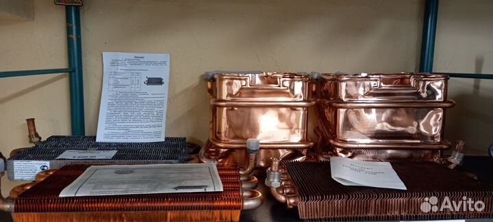 Теплообменники для газовых колонок Нева, Бош и др