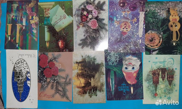 Чистые открытки ссср,набор,коллекция