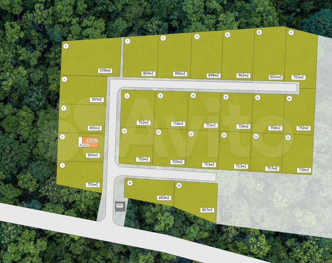 Дом 60 м² на участке 7 сот.