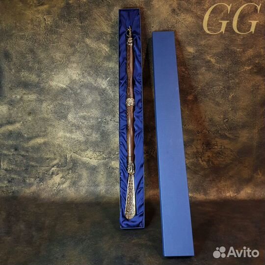 Обувная ложка Фортуна 72 см, дерево, бронза