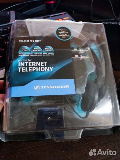 Моногарнитура sennheiser pc 2 chat