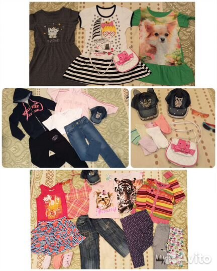 Вещи пакетом для девочки, р 116-122