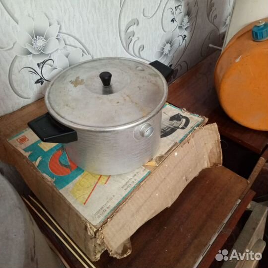 Кастрюля алюминиевая 1,5л