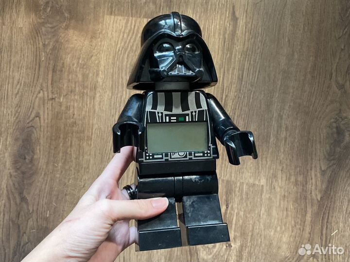 Будильник часы star wars lego дарт вейдер фигурка