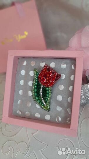 Брошь Тюльпан