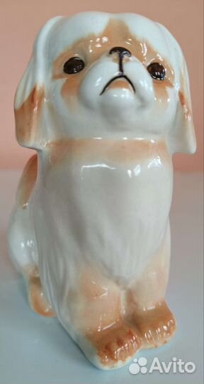 Фарфоровая фигурка Пекинес лфз