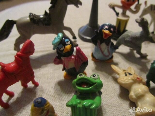 Набор мини игрушек пластик