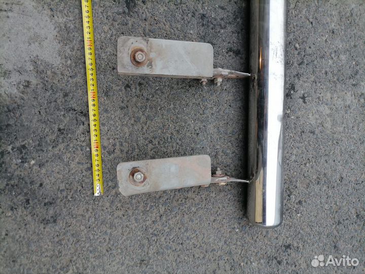 Защита заднего бампера