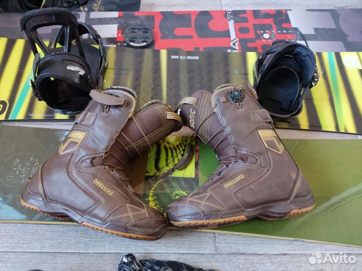 Сноуборд, ботинки Burton moto