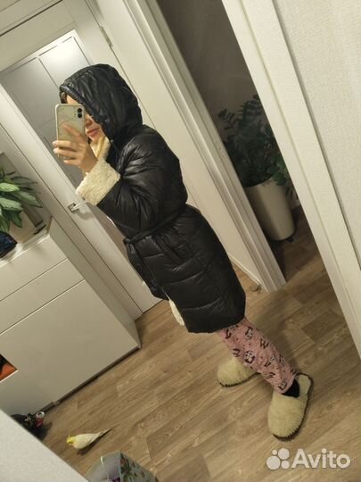 Куртка дубленка женская 44