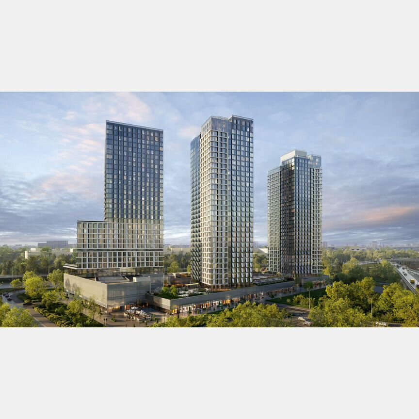 1-к. апартаменты, 47,4 м², 9/35 эт.