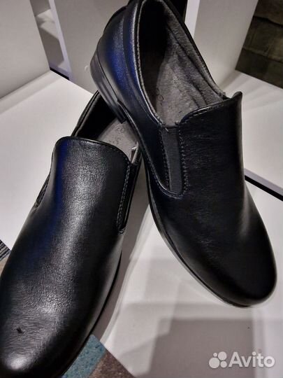 Туфли кожаные школьные 37 р-р для мальчика