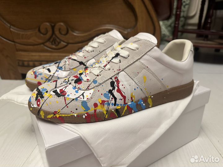 Кроссовки Maison Margiela Replica Paint Splatter