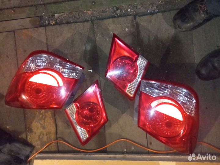 Комплект стоп фонарей шевроле круз